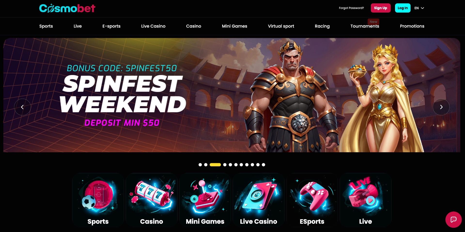 CosmoBet screenshot 1